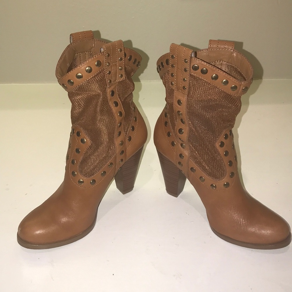 BCBGeneration Ankle Cowboy Boots